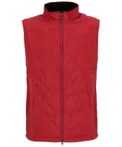 Men's Barbour Finn Gilet - Dark Red