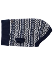 Barbour Marlow Fair Isle Dog Jumper - Navy