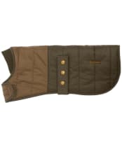Barbour Brampton Quilted Dog Coat - OLIVE/KHAKI