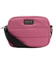 Women's Barbour International Monaco Quilt Crossbody Bag - Raspberry