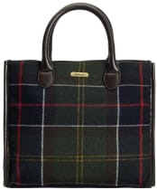 Women's Barbour Barrhill Tartan Tote Bag - New Classic Tartan