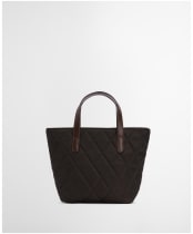 Women's Barbour Mini Quilted Tote Bag - New Olive