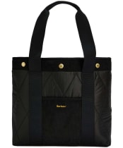 Women's Barbour Healy Tote Bag - Black / Ancient 