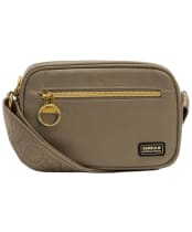 Women's Barbour International Qualify Micro Crossbody Bag - Dusky Khaki