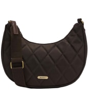 Women's Barbour Quilted Sling Shoulder Bag - Olive