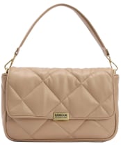 Women's Barbour International Soft Quilt Shoulder Bag - Camel