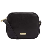 Women's Barbour Daphne Leather Crossbody Bag - Black