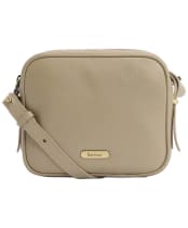 Women's Barbour Daphne Leather Crossbody Bag - Dune