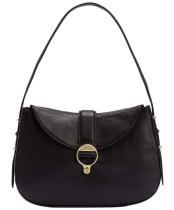 Women's Barbour Alder Leather Sling Bag - Black
