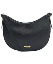 Women's Barbour Sorrel Leather Sling Bag - Black