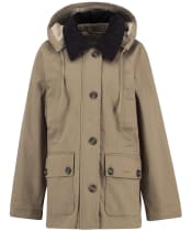 Women's Barbour Delfina Casual Jacket - Military Brown