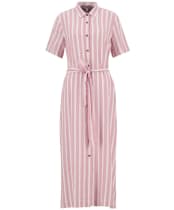 Women's Barbour Adelaide Maxi Dress - Coral Stripe