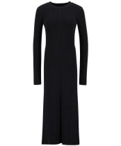 Women's Barbour Anastasia Knitted Midi Dress - Black