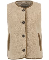 Women's Barbour Luciana Fleece Gilet - Natural