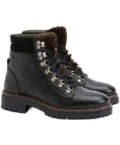 Women's Barbour Bamburgh Hiking Style Boots - Black