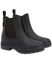Women's Barbour Amble Chelsea Boots - Black Nubuck