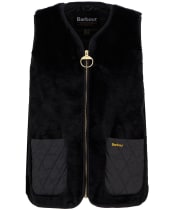Women's Barbour Karin Faux Fur Gilet - Black