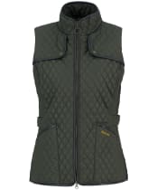 Women's Barbour Dahlia Quilted Gilet - Olive