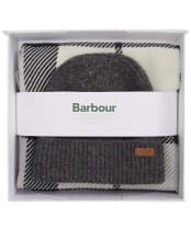 Women's Barbour Pendle Beanie & Blair Scarf Gift Set - Monochrome