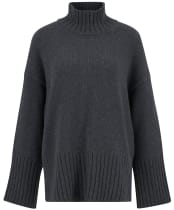 Women's Barbour Serena Knitted Jumper - Charcoal