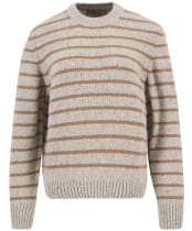 Women's Barbour Claydon Knitted Jumper - Oatmeal Stripe