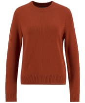 Women's Barbour Woodhouse Knitted Jumper - Orange