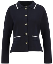 Women's Barbour Colleen Knitted Cardigan - Dark Navy