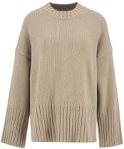 Women's Barbour Sophia Knitted Jumper - Pale Camel