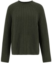 Women's Barbour Bamburgh Knitted Jumper - Olive