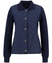 Women's Barbour Allendale Knitted Cardigan - Navy