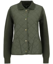 Women's Barbour Allendale Knitted Cardigan - Olive
