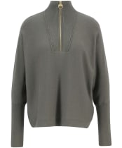 Women's Barbour International Lola Knitted Jumper - Dusky Khaki