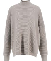 Women's Barbour International Kaia Knitted Jumper - Oat