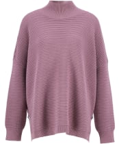 Women's Barbour International Kaia Knitted Jumper - Raspberry