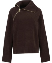 Women's Barbour International Saskia Knitted Jumper - Chocolate