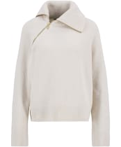 Women's Barbour International Saskia Knitted Jumper - Off White