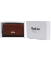 Women's Barbour Rosa Leather French Purse - Brown / Classic
