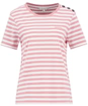Women's Barbour Ferryside Top - Coral Stripe