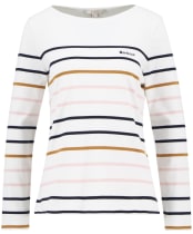 Women's Barbour Hawkins Top - Cloud Stripe 3