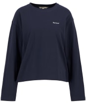Women's Barbour Lavensdale Top - Navy