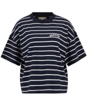 Women's Barbour Faye Top - Navy Stripe