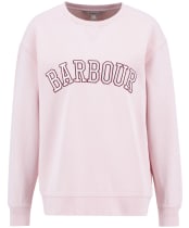 Women's Barbour Northumberland Sweatshirt - Pink Blush