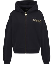 Women's Barbour International Lana Zip Hoodie - Black