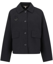Women's Barbour Leonie Overshirt - Black