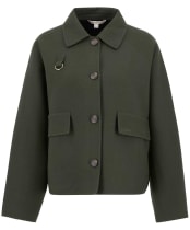 Women's Barbour Leonie Overshirt - Olive