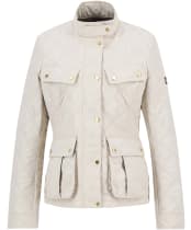 Women's Barbour International Halsey Quilted Jacket - JASMINE/DUSKY KH