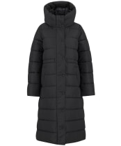 Women's Barbour Freya Puffer Jacket - Black / Onyx Tartan
