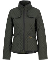 Women's Barbour Dahlia Quilted Jacket - Olive