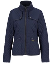 Women's Barbour Dahlia Quilted Jacket - Dark Navy