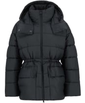 Women's Barbour International Lisbon Puffer Jacket - Black